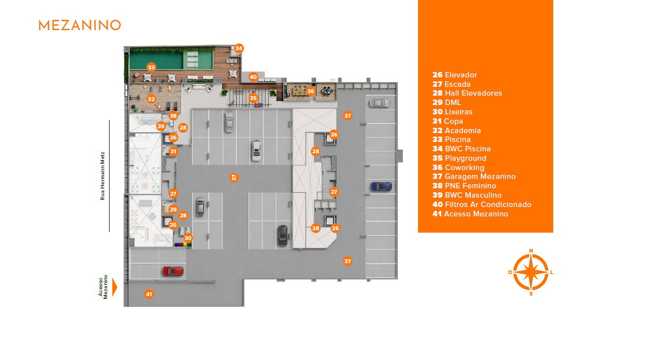 Planta 2 de Duo Residence - Torre A