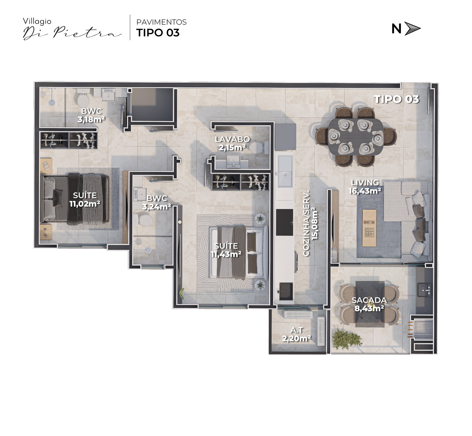 Planta 12 de Villaggio Di Pietra