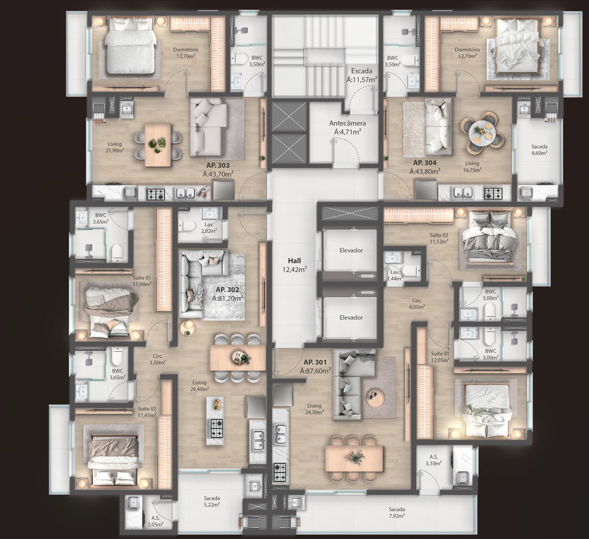 Planta 1 de Aximo 693