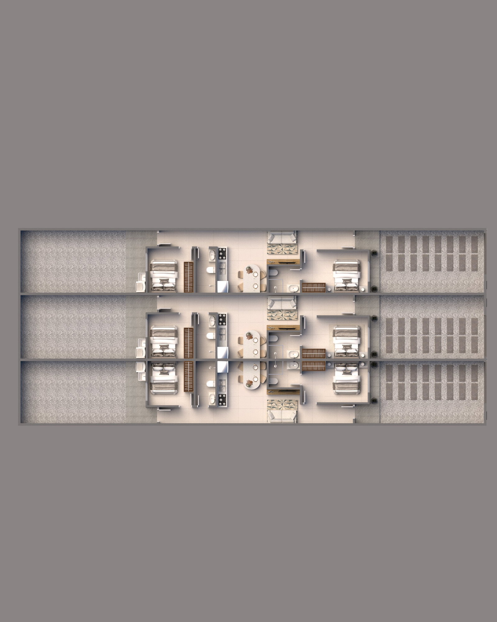 Planta 1 de Residencial Atenas II