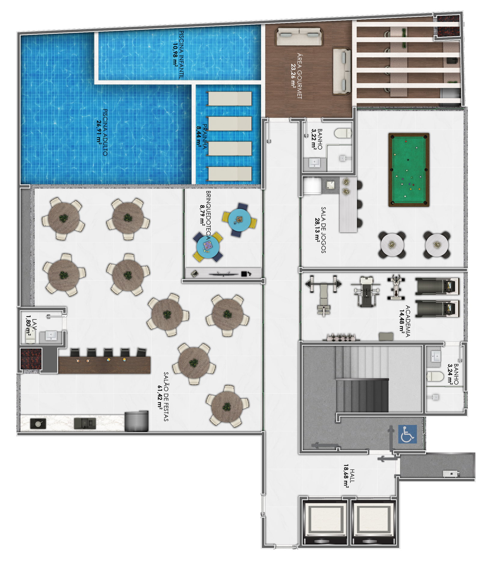 Planta Lazer (1 de 2) do Grand View