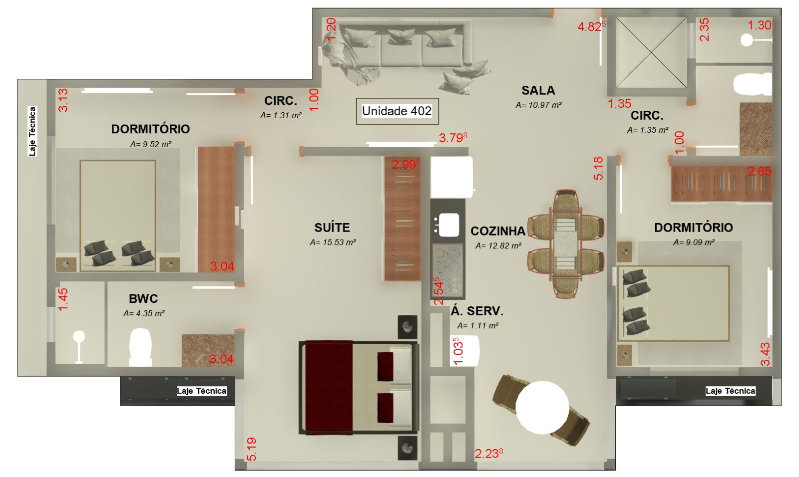 Planta 10 de Residencial Saint John