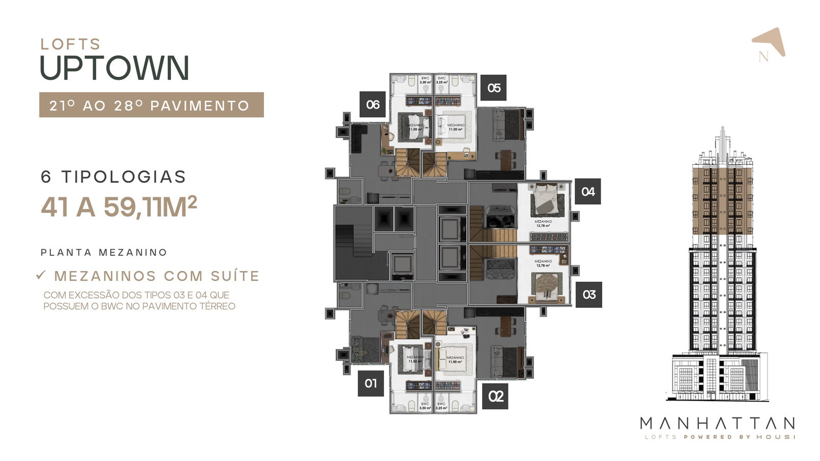 Planta 5 de Manhattan Lofts