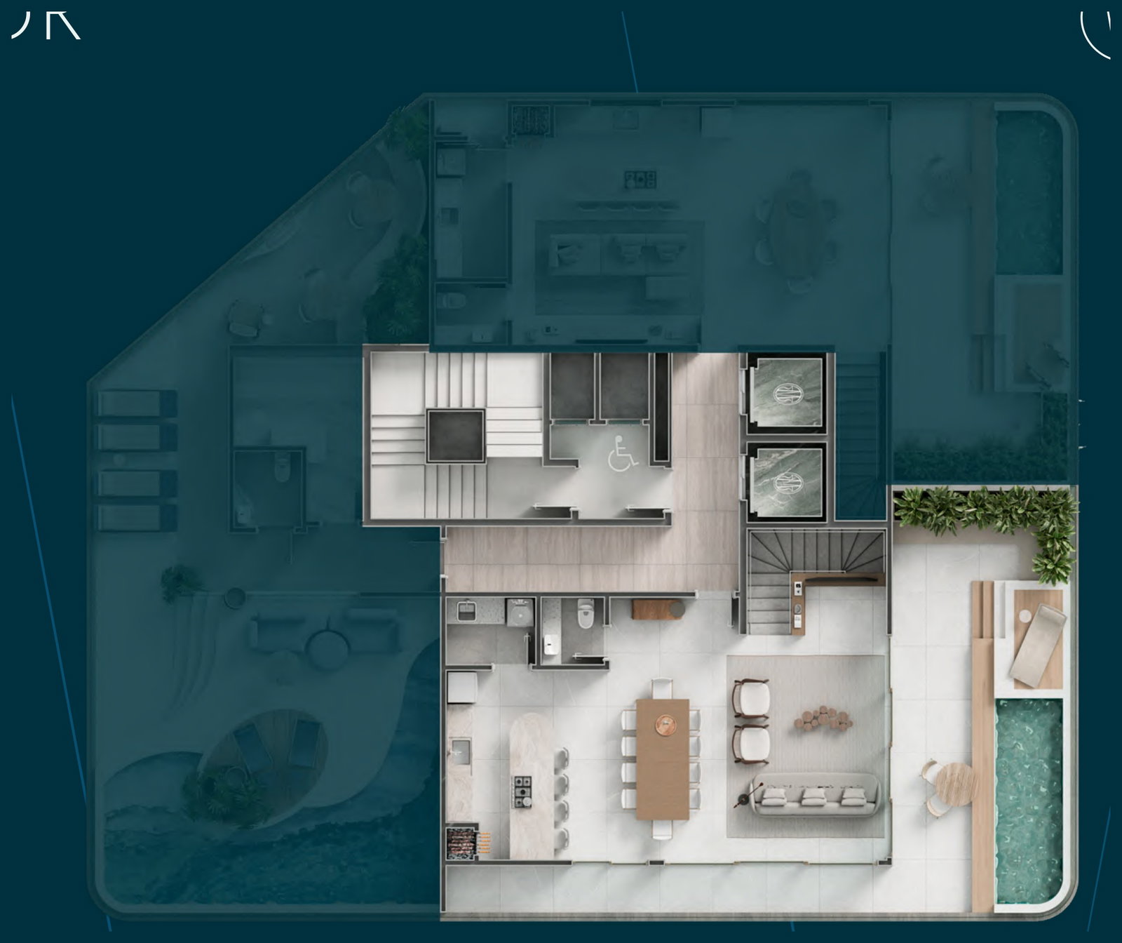 Planta 2 de Amares Residencial Boutique