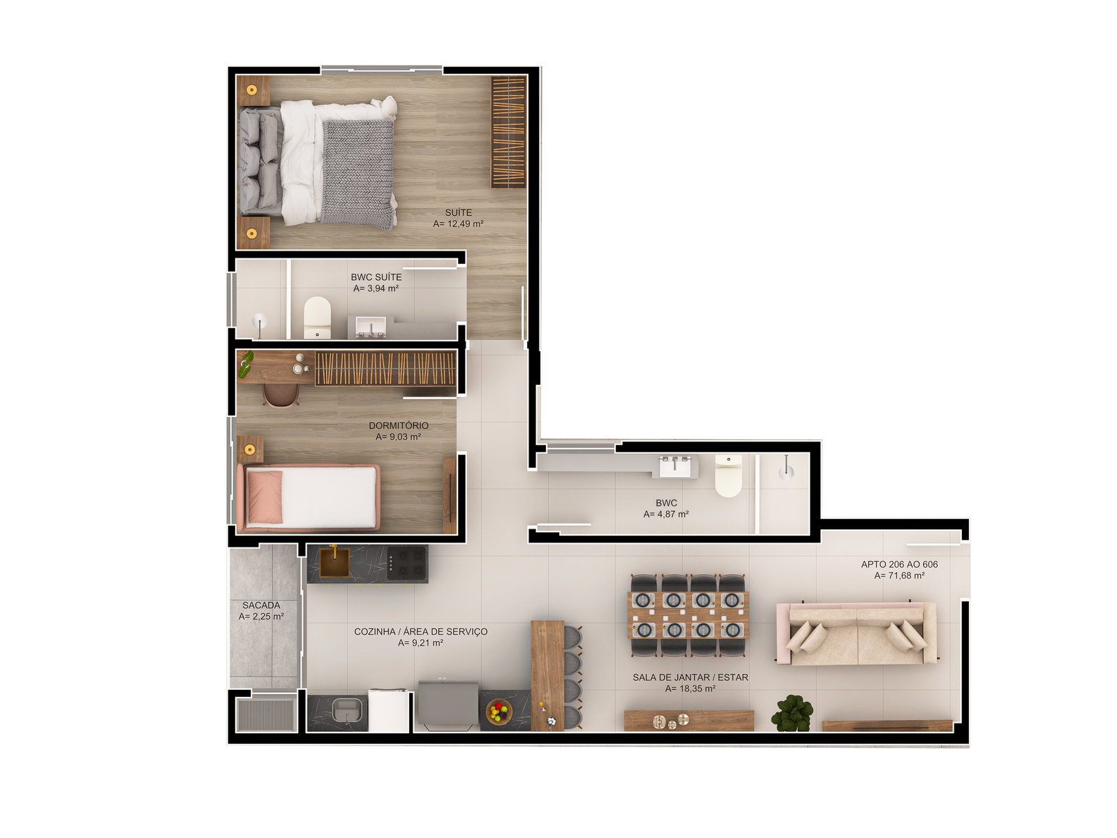 Planta 15 de Villaggio Dell'Orizzonte
