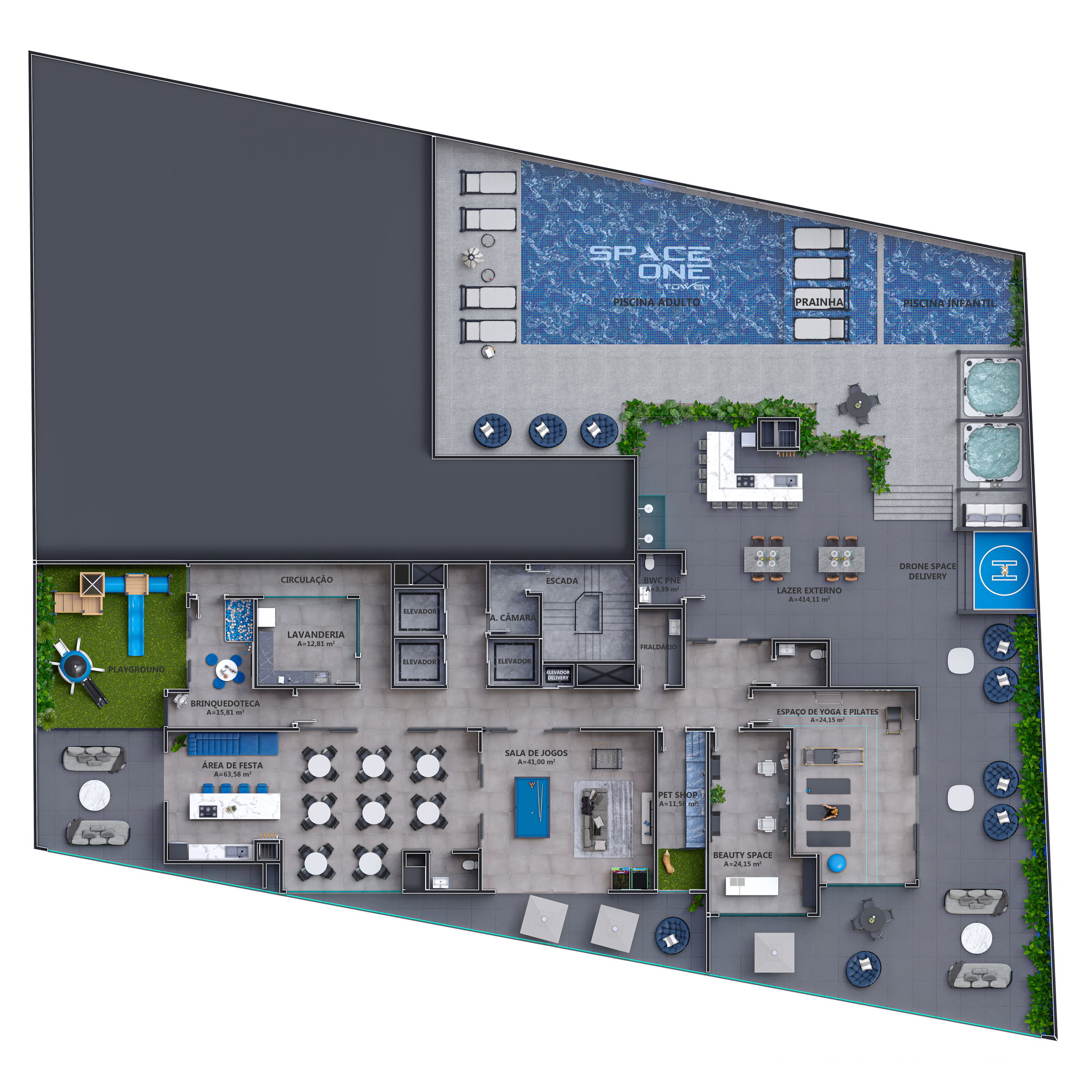 Planta 1 de Space One