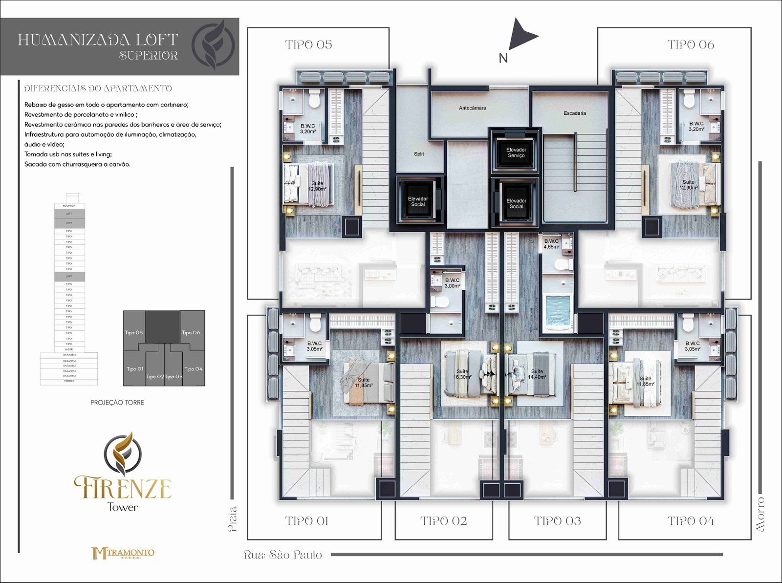 Planta 3 de Firenze Tower