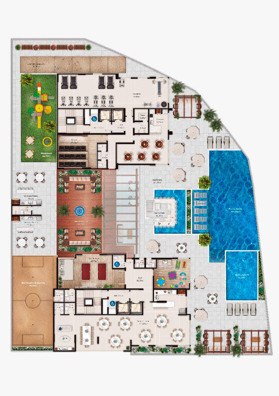 Planta 1 de Imperial Coast Residence