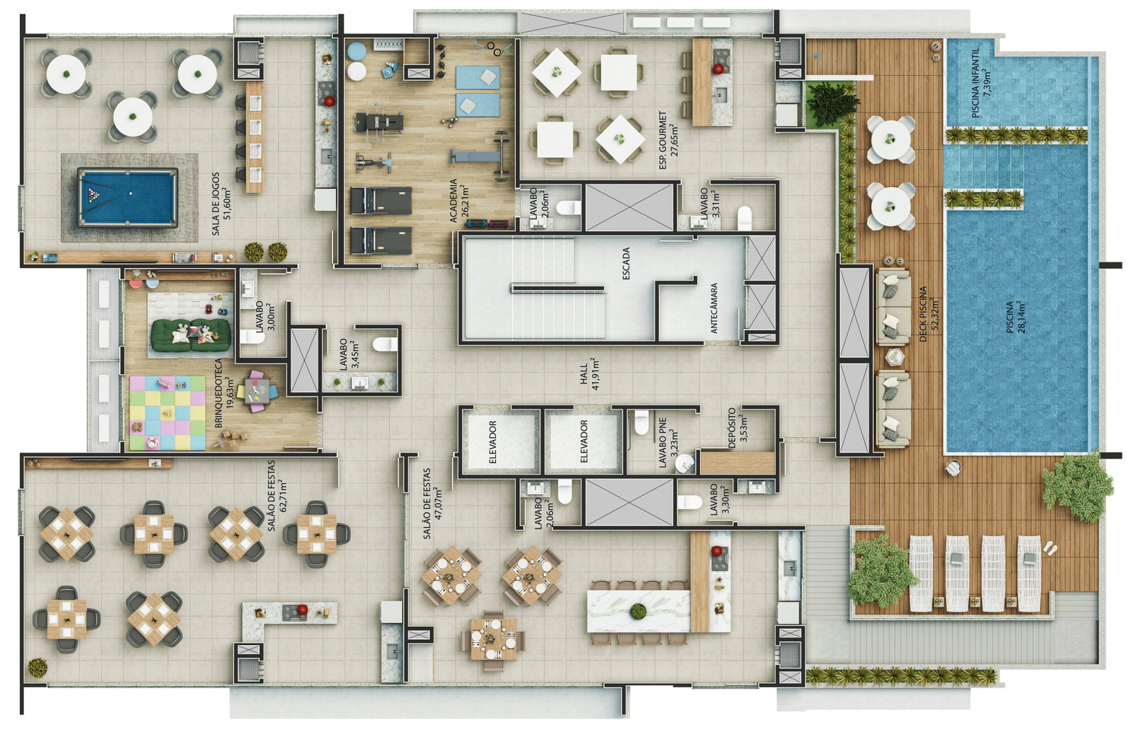 Planta 1 de Aqua Tower