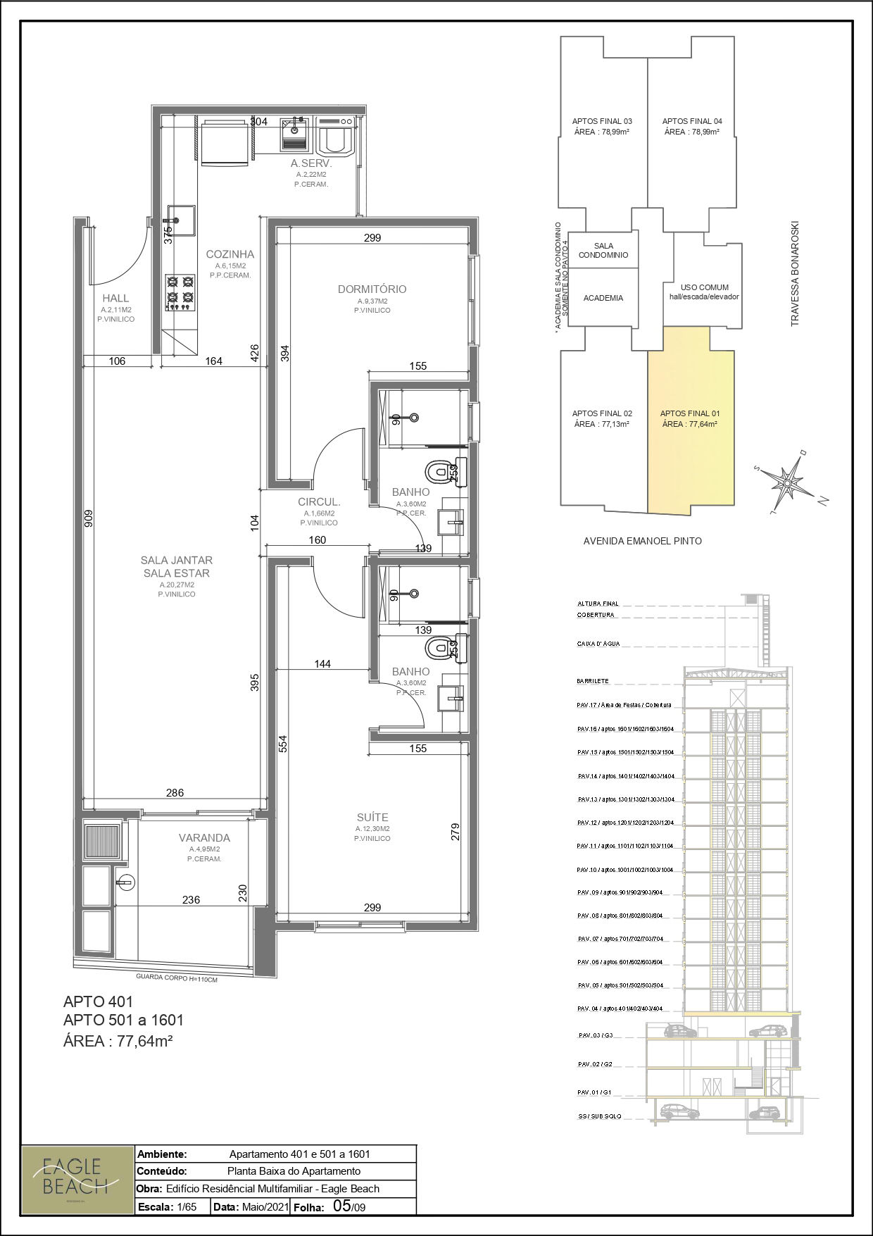 Planta 11 de Residencial Eagle Beach