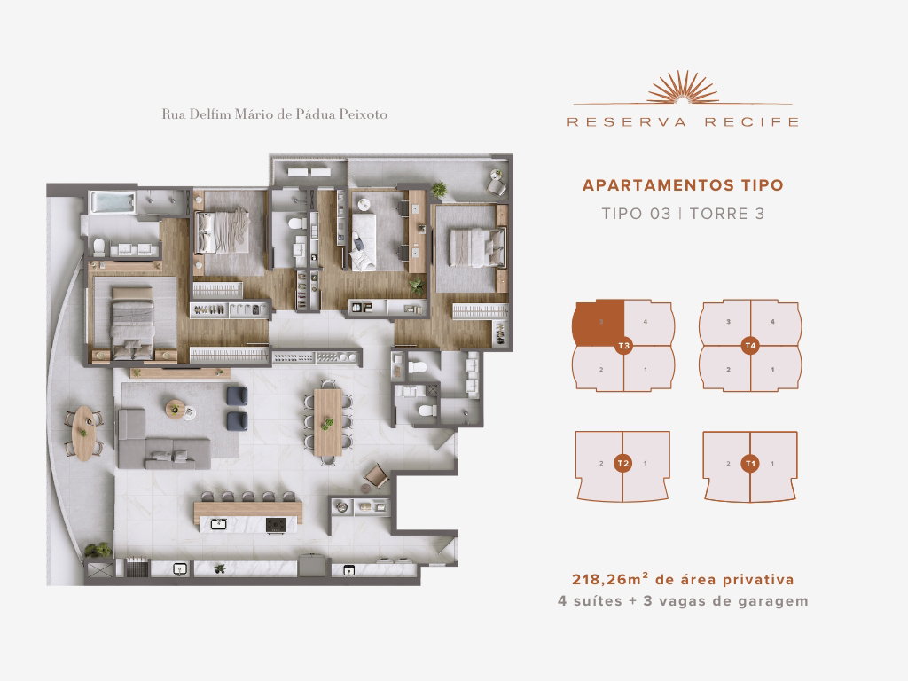 Planta 3 de Reserva Recife