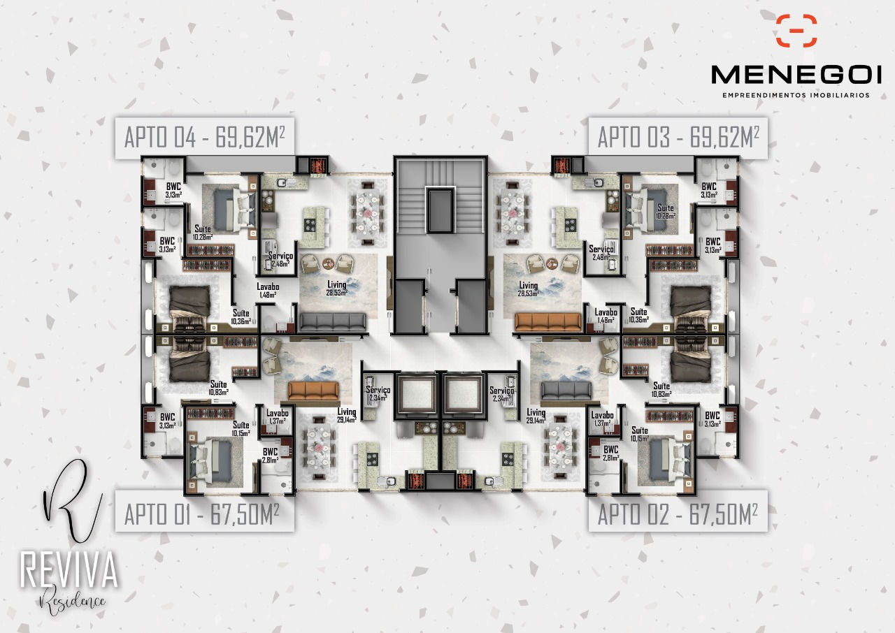 Planta 1 de Reviva Residence