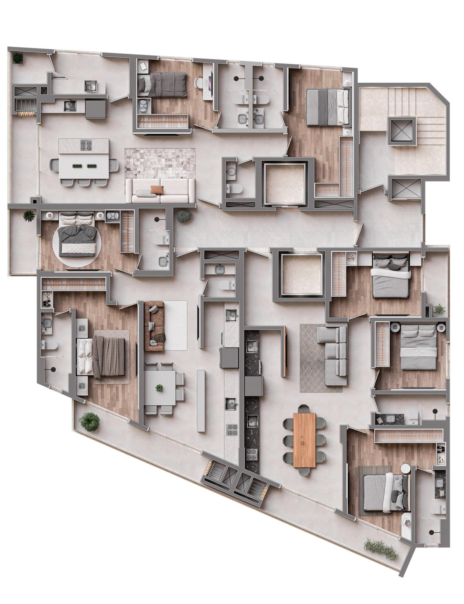 Planta 3 de Atrium Fazenda