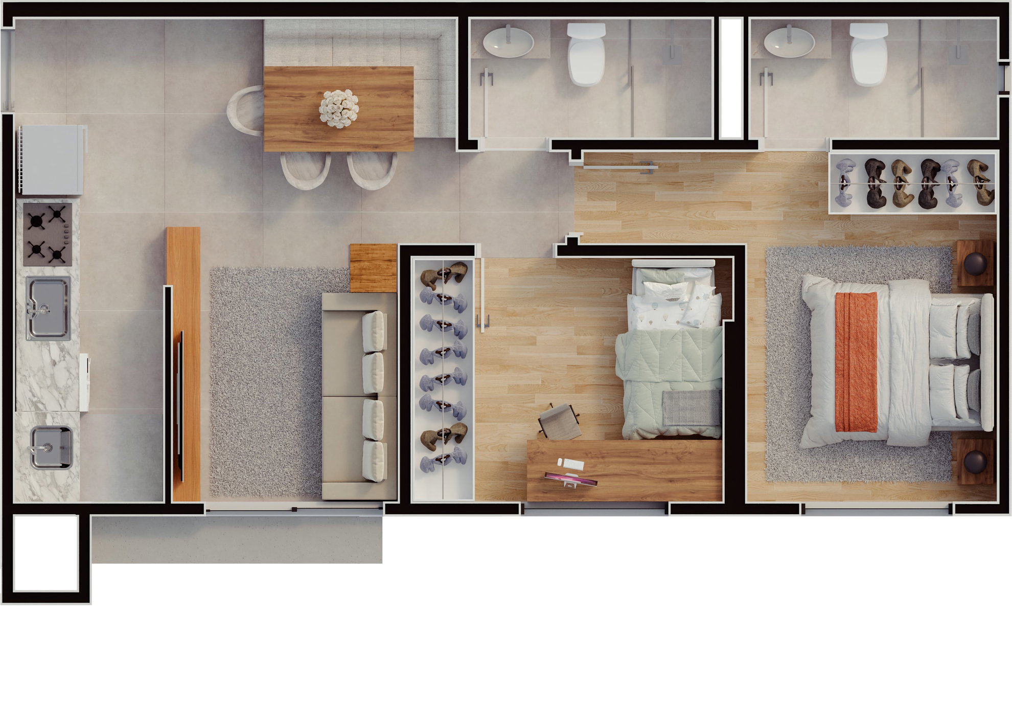 Planta 9 de Tajahy Residence