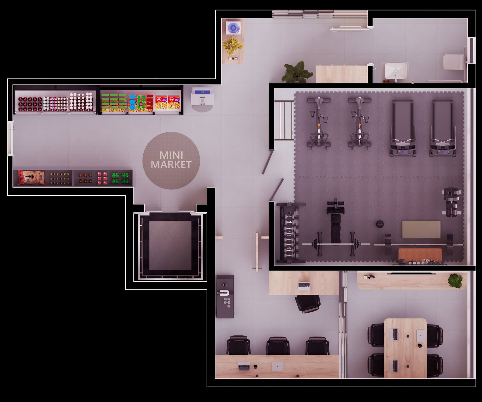 Planta 1 de Residencial Buona Vita