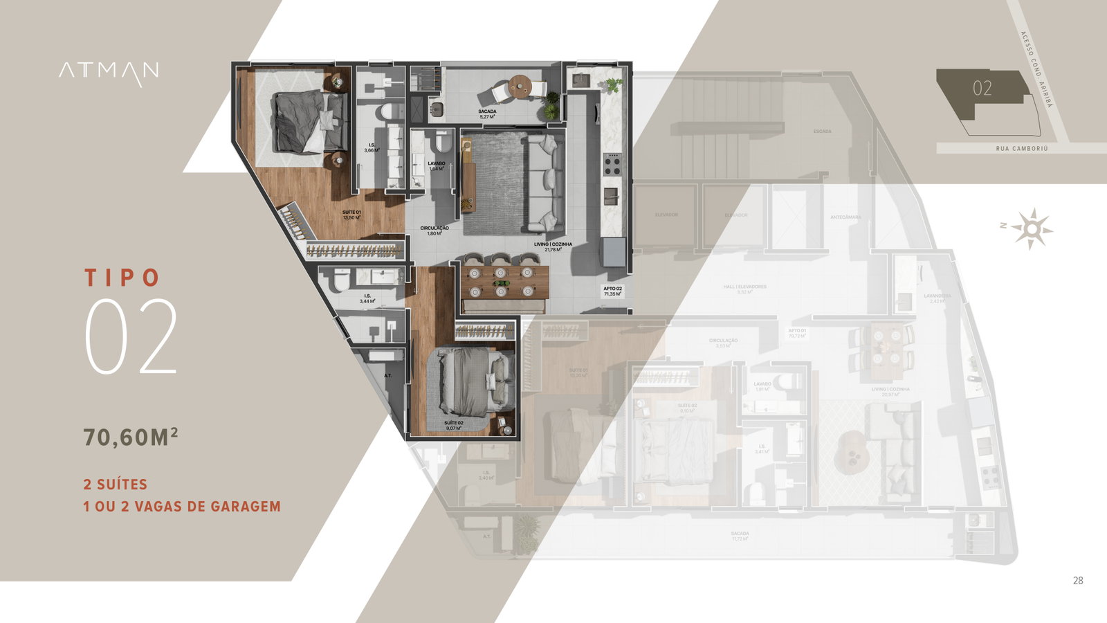 Planta 3 de Residencial Atman