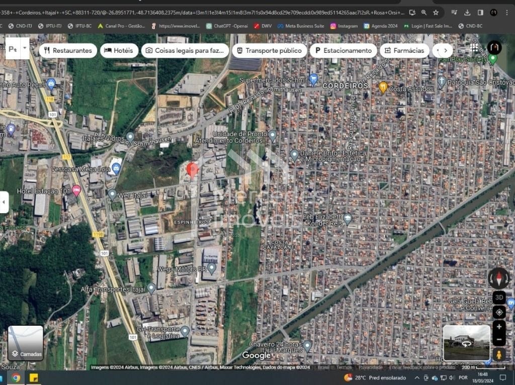 Foto 21 de Terreno à venda · Cordeiros, Itajaí · 10114 m²