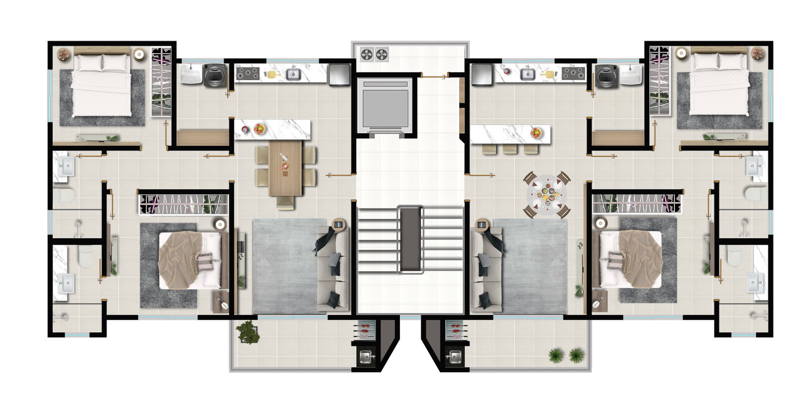 Planta 3 de Park Residence Home Club