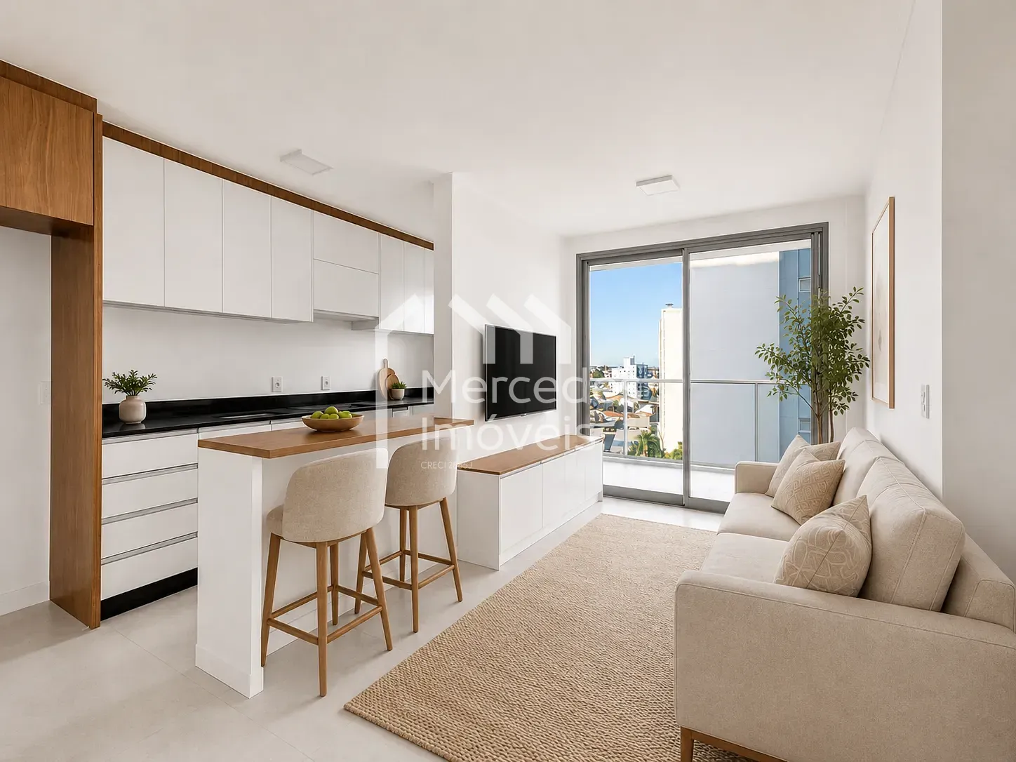 Foto 1 de Apartamento com 1 suíte + 1 dormitório à venda, São Vicente, Itajaí, SC