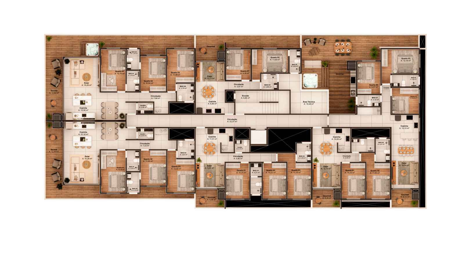Planta 4 de Arboretto Home Spa
