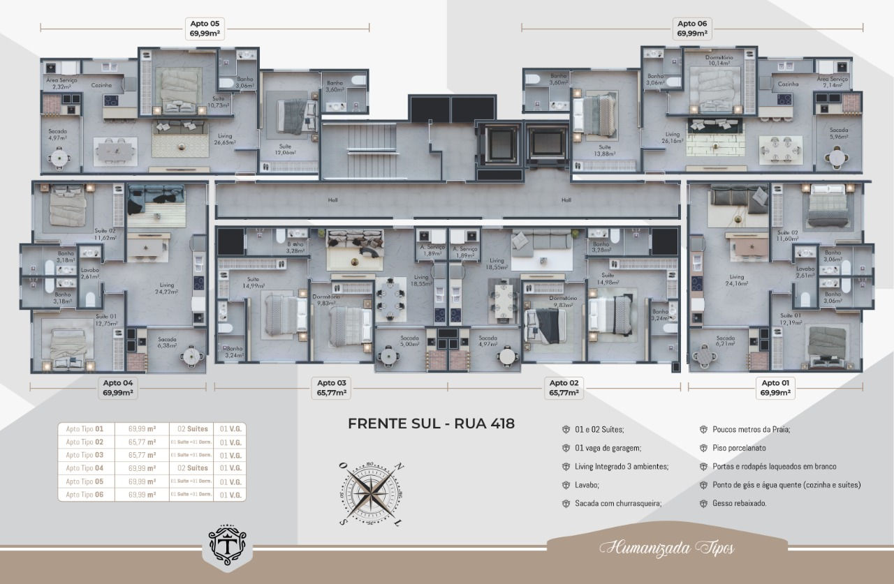 Planta 1 de Villa Toscana