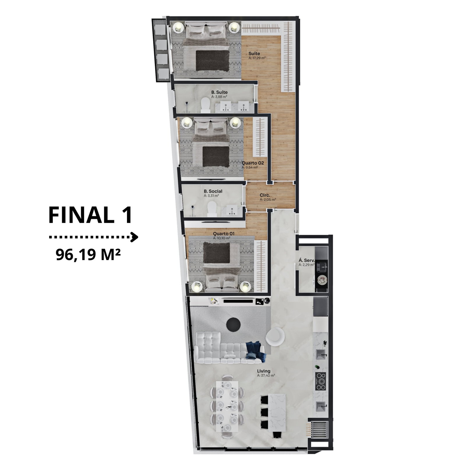 Planta 2 de Elegance Tower