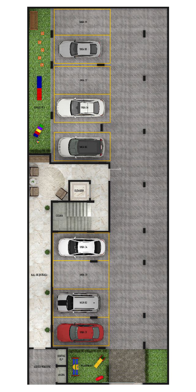 Planta 2 de Ilha de Santos Residence