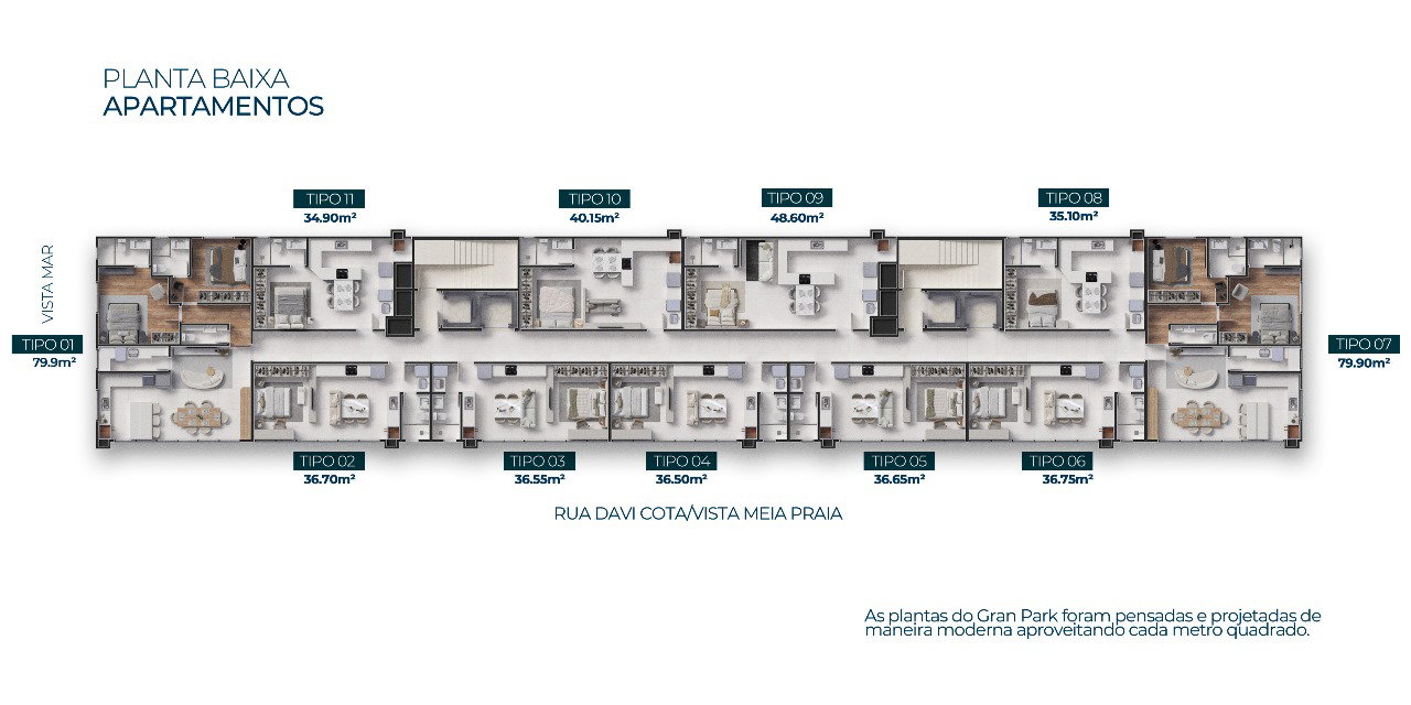 Planta 1 de Gran Park Residence