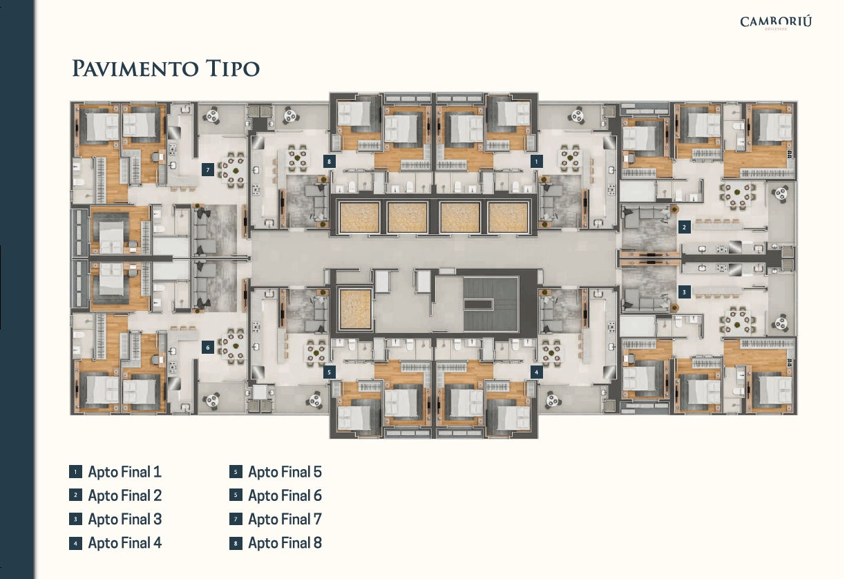 Planta 12 de Camboriú Boulevard