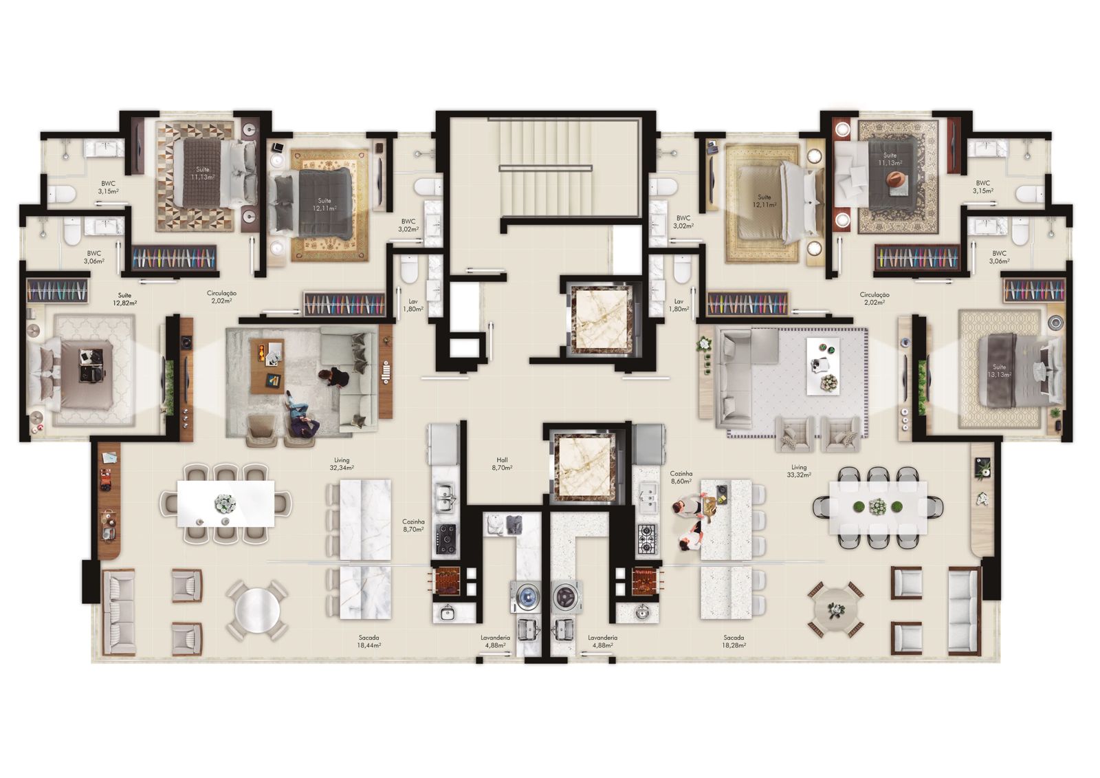 Planta 1 de Montreal Towers