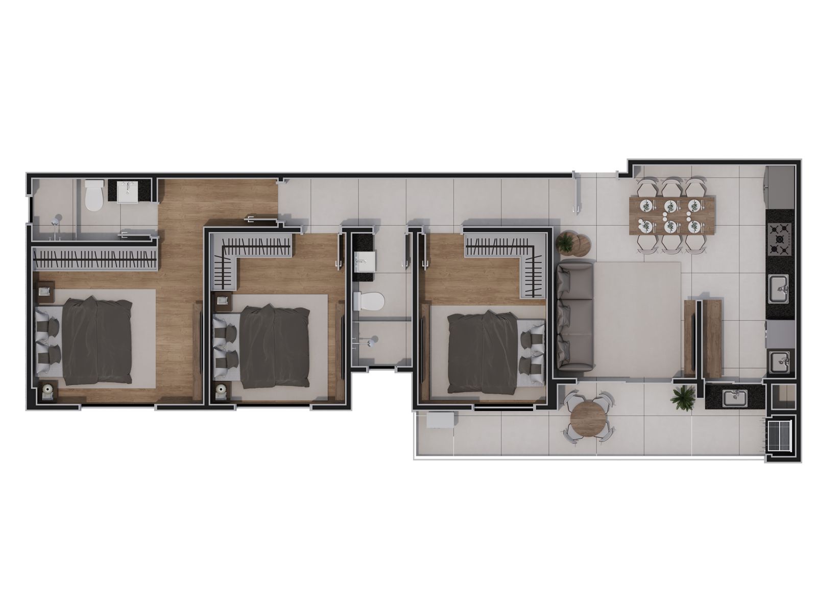 Planta 2 de Saint Malo Residencial