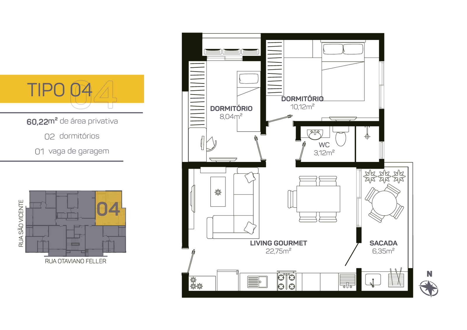 Planta 4 de Line Residence