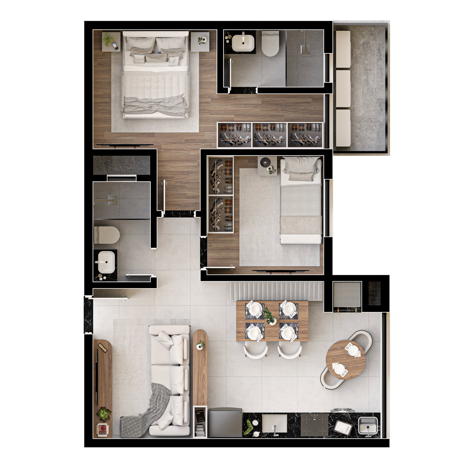 Planta 2 de Residencial Bella Colina