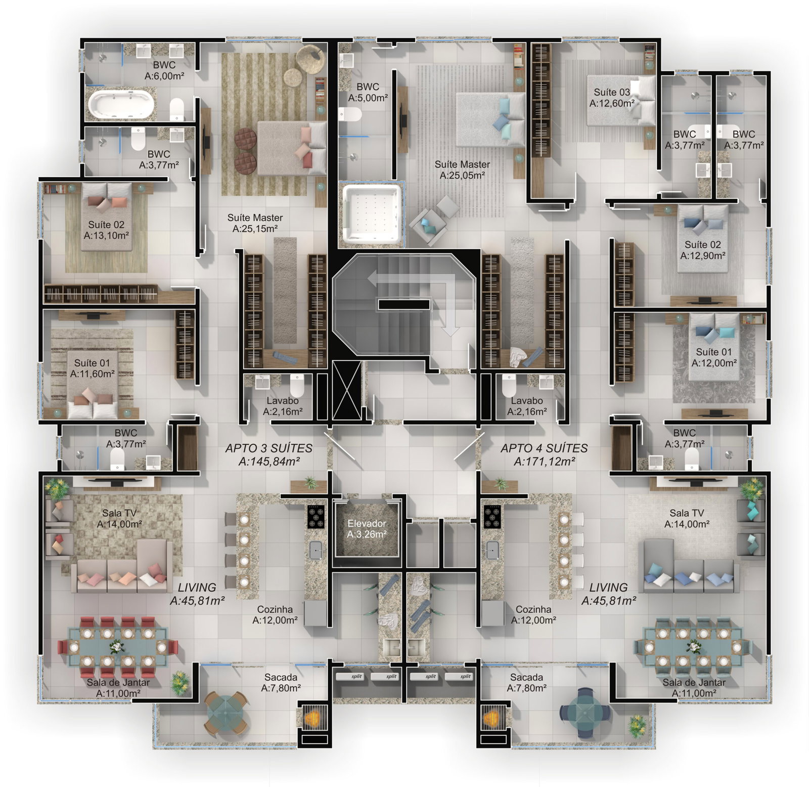 Planta 1 de Brava Palace