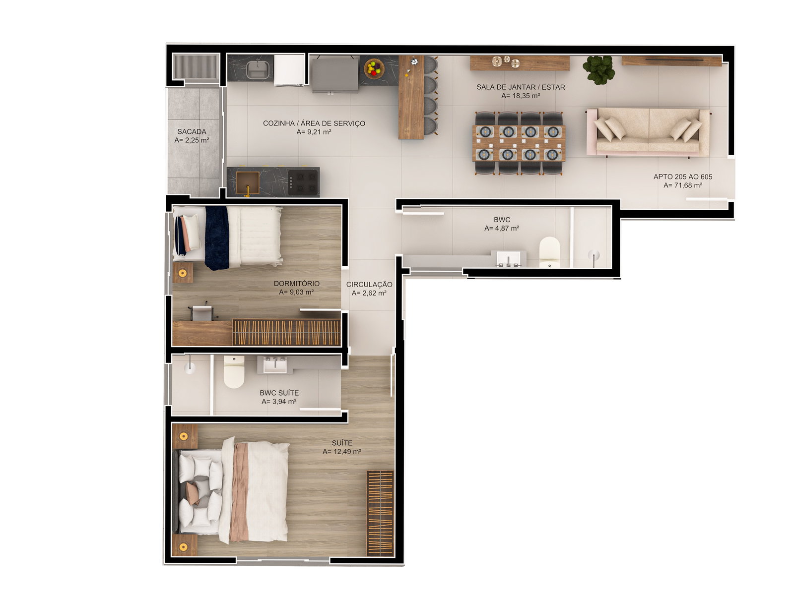 Planta 16 de Villaggio Dell'Orizzonte