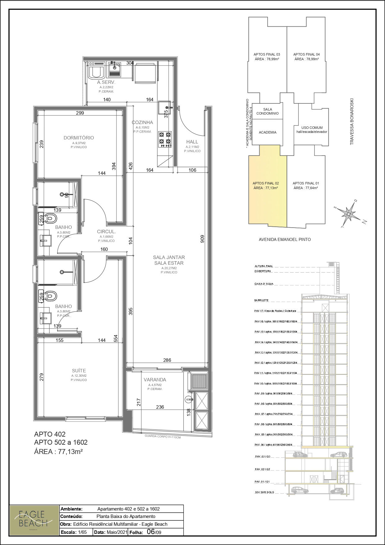 Planta 12 de Residencial Eagle Beach