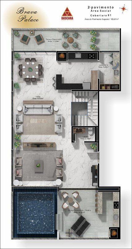 Planta 3 de Brava Palace