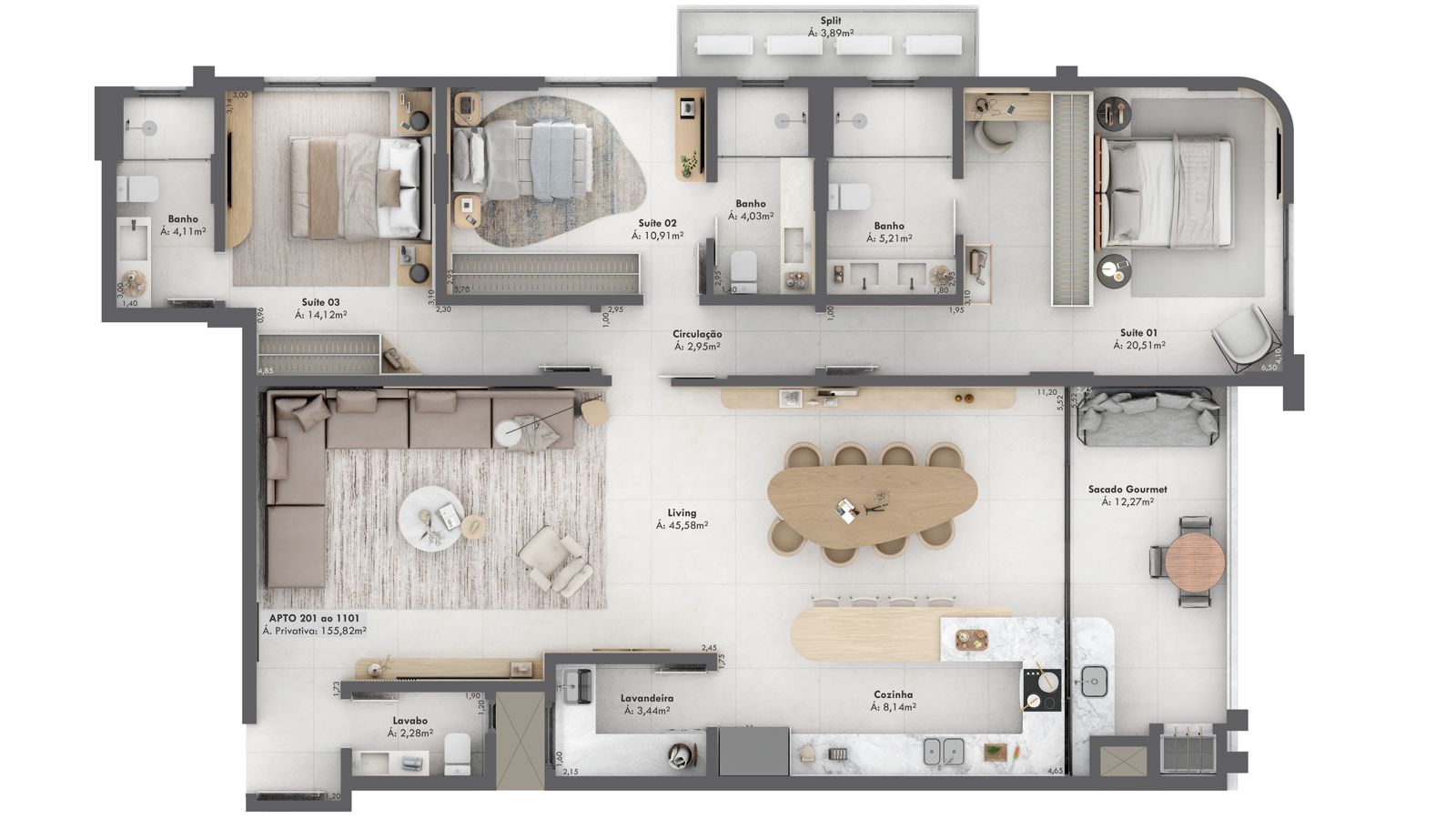 Planta 8 de Aura Residence