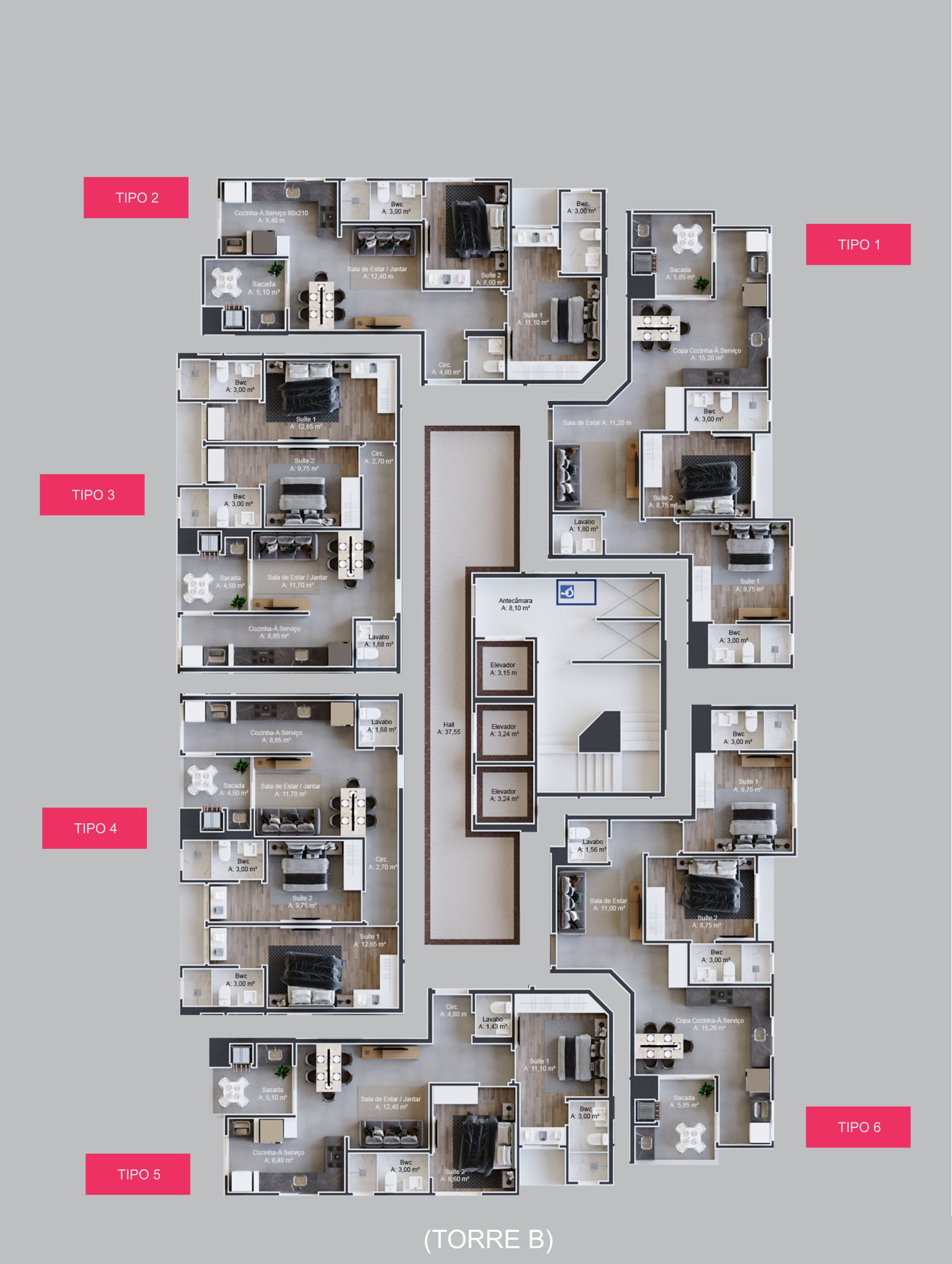 Planta 3 de Lumina Square