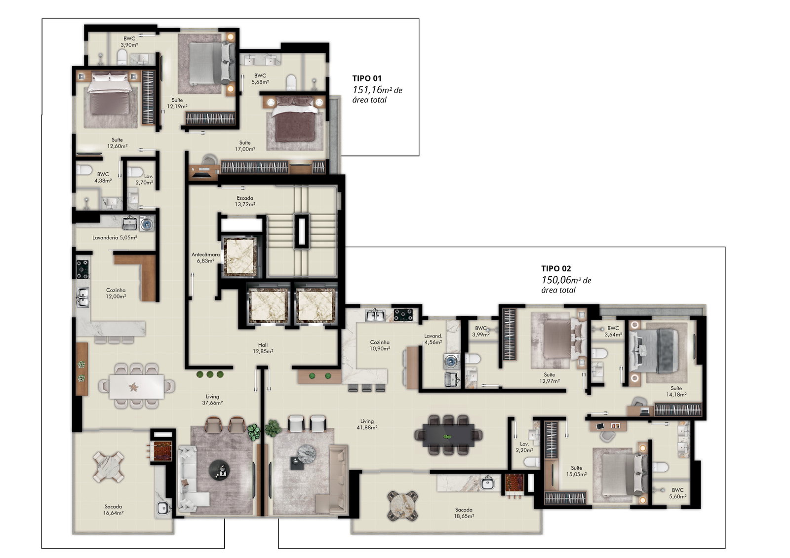 Planta 1 de Cosmopolitan Residence