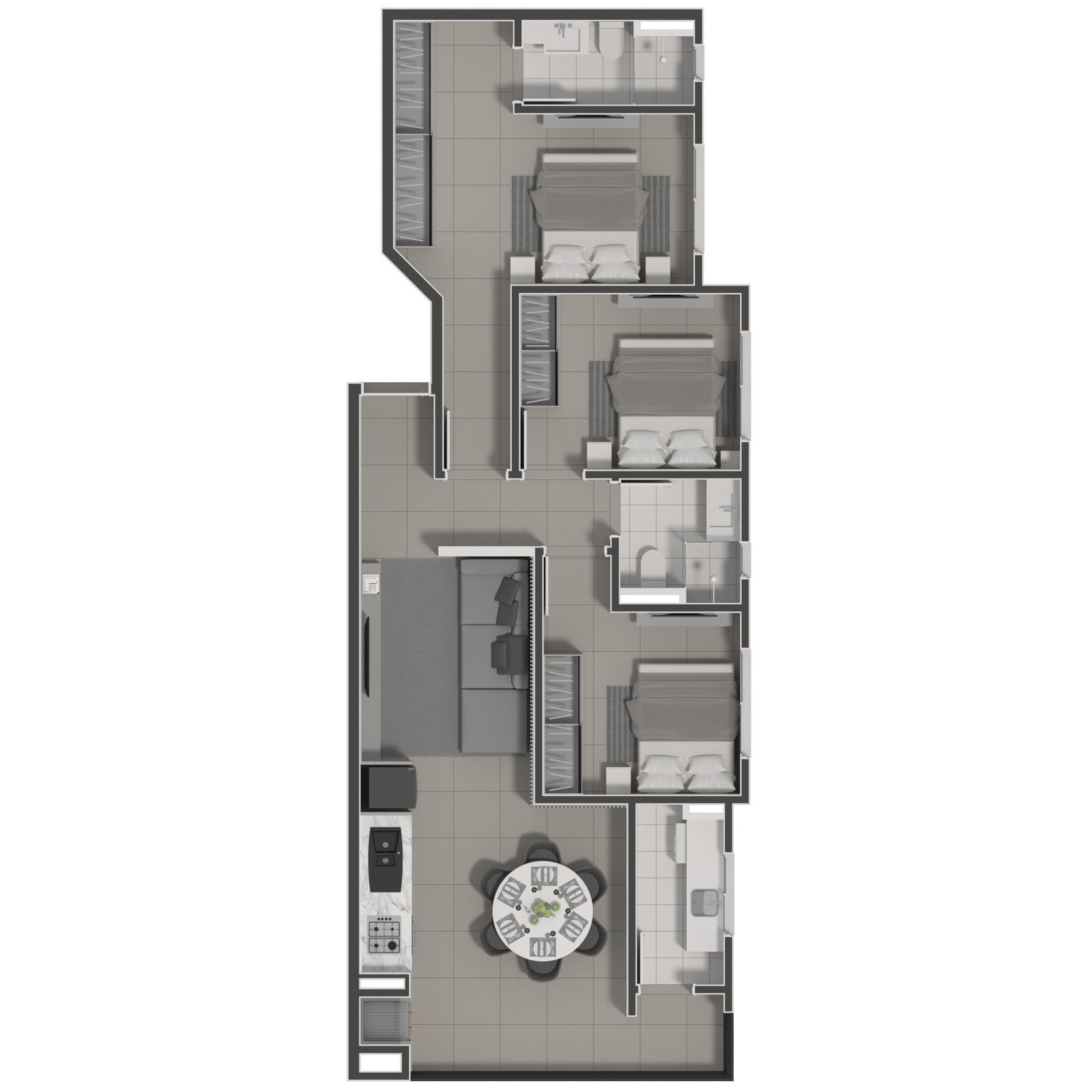 Planta 2 de Residencial Villa Di Napoli