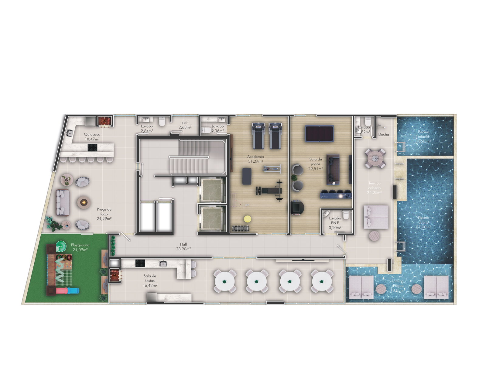 Planta Lazer do Beach Dream