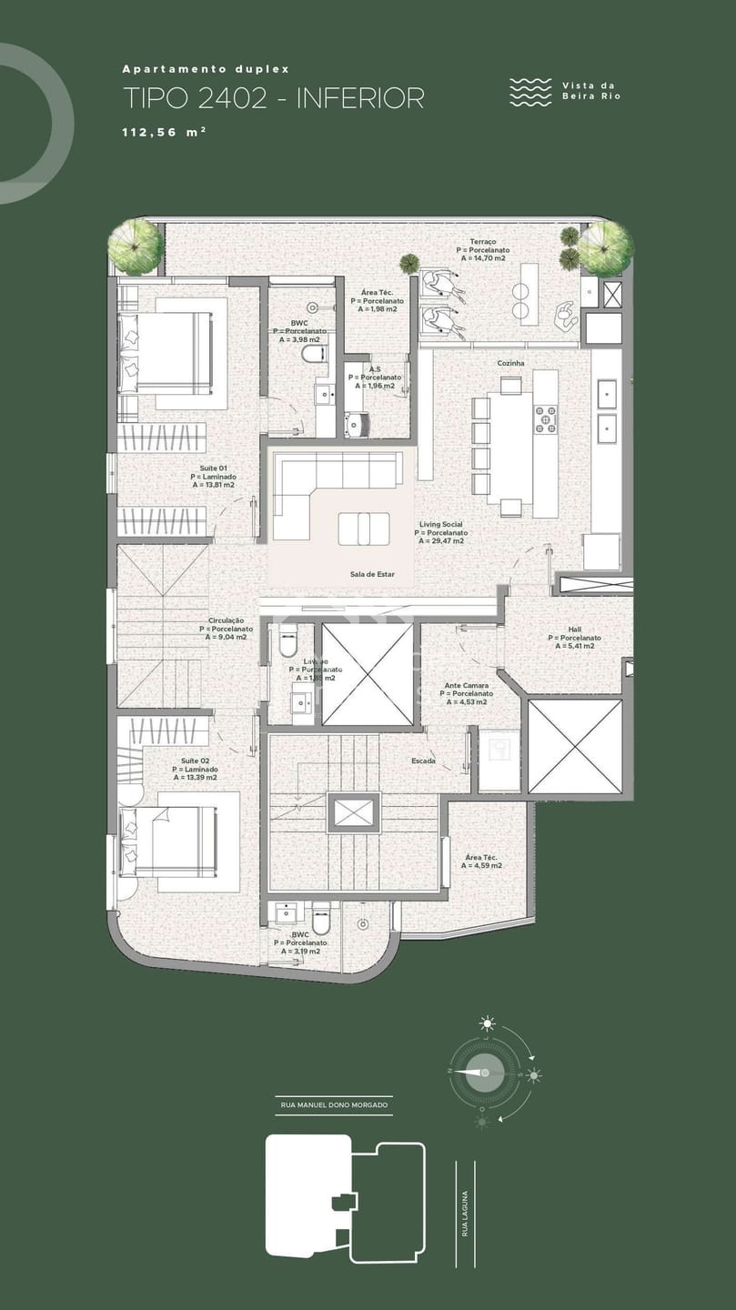 Foto 19 de Apartamento 3 suítes para alugar · Fazenda, Itajaí · LAGUNA 182