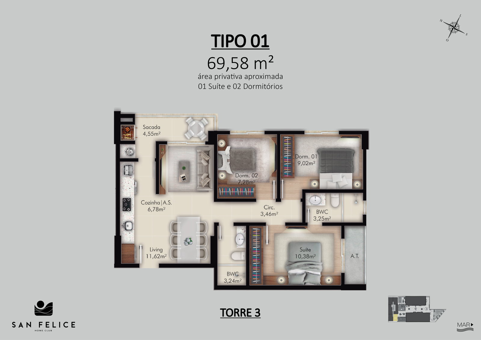 Planta 20 de San Felice Home Club