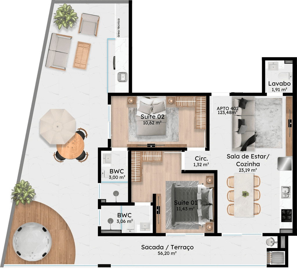Planta 5 de Òslo Tower
