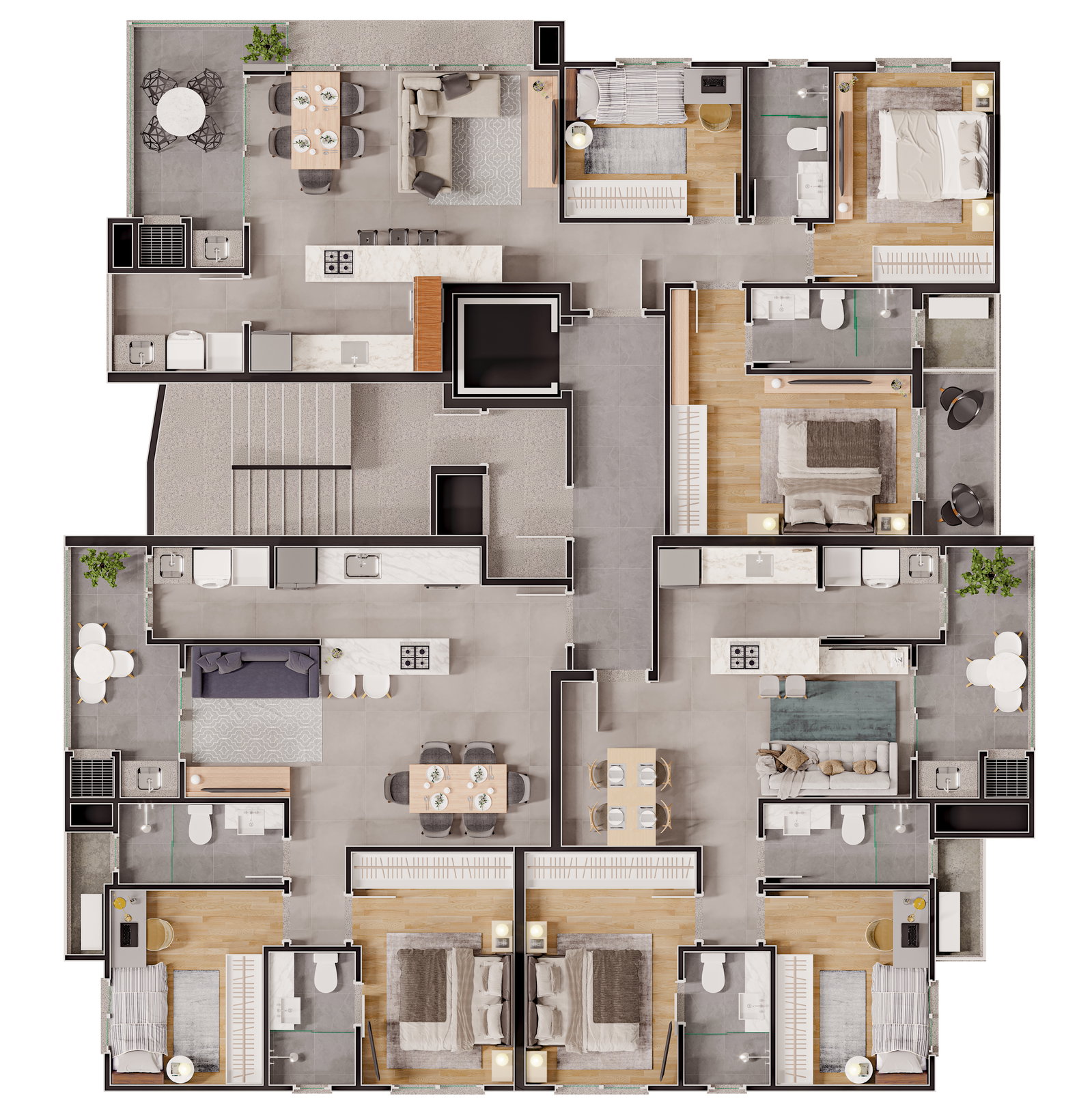 Planta 10 de Green View