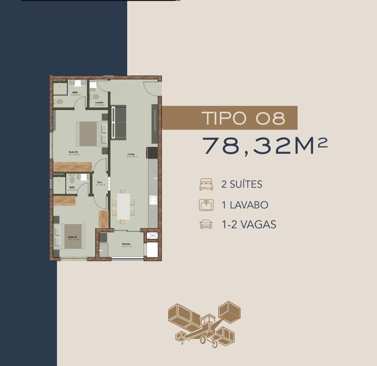 Planta 8 de 14 Bis Home Club