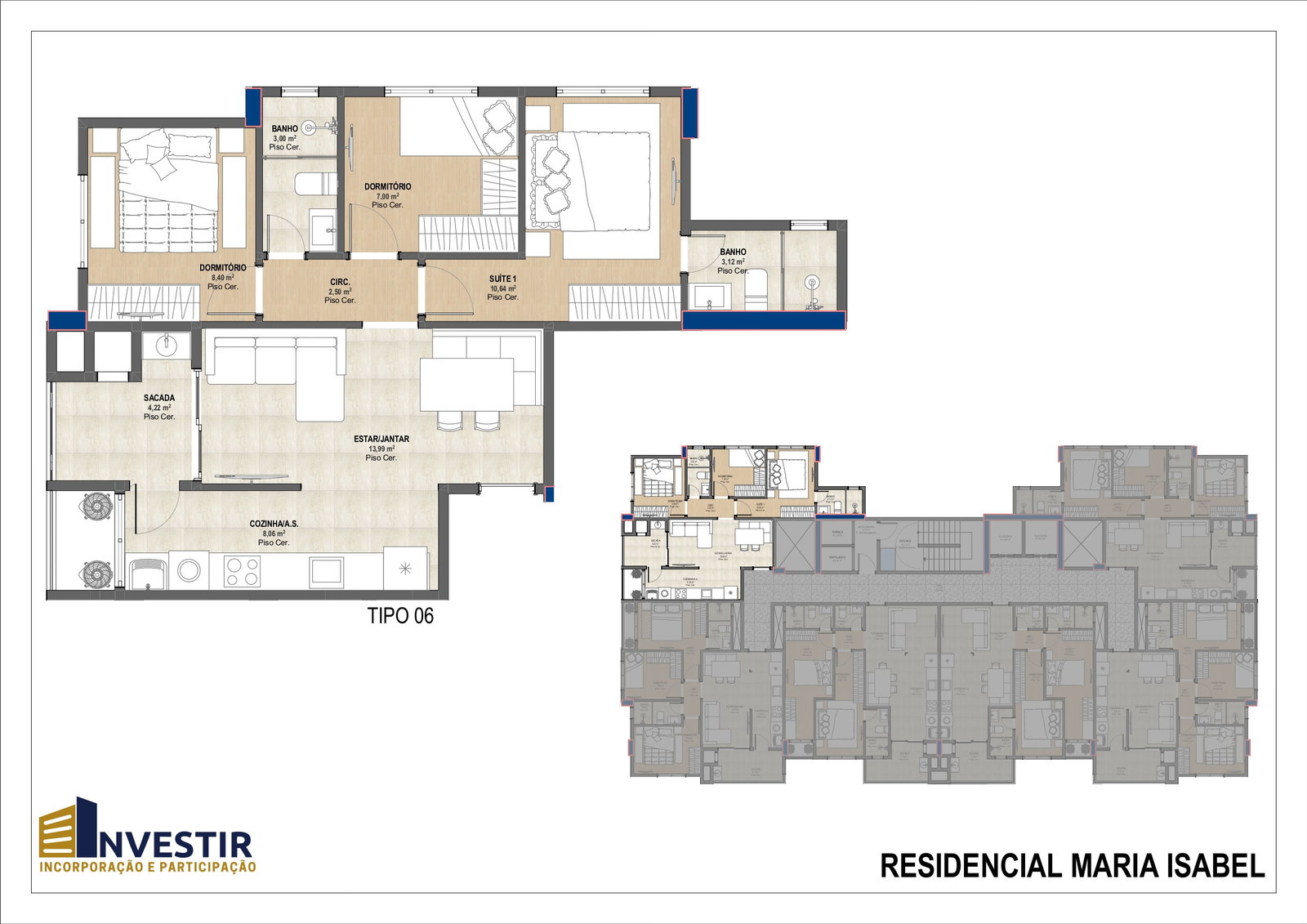Planta 8 de Maria Isabel Residence