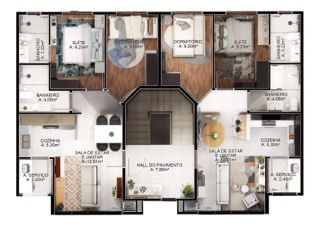 Planta 2 de Residencial Luna