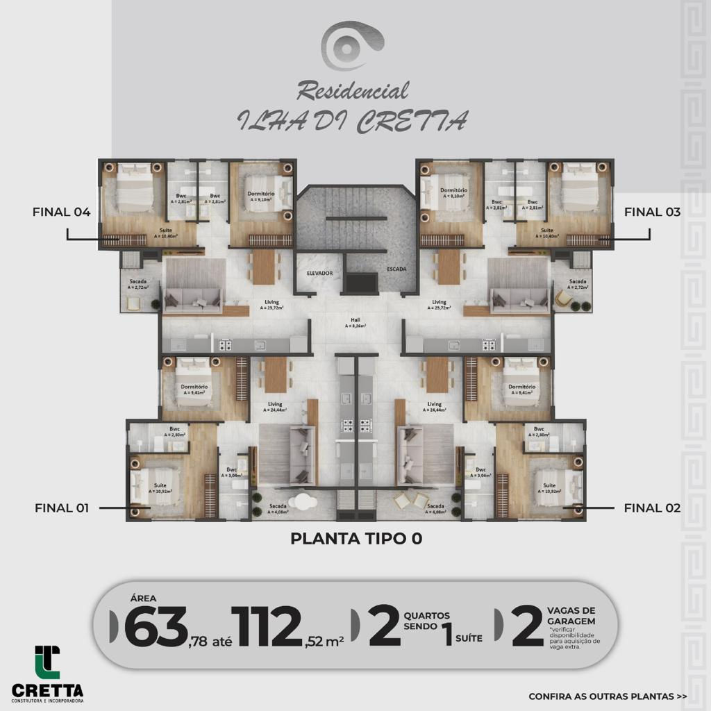 Planta 4 de Residencial Ilha Di Cretta